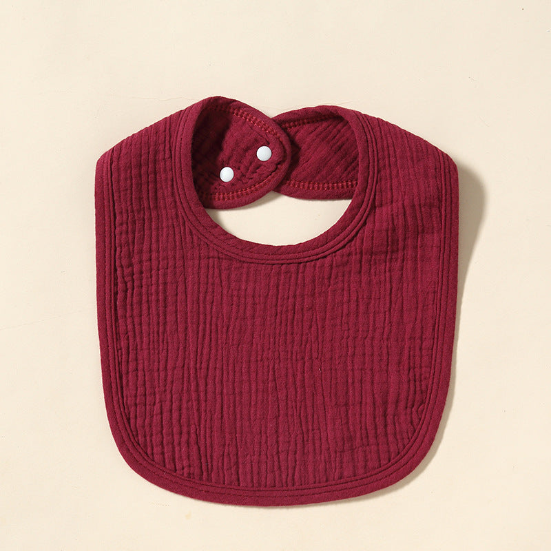 Muslin Baby Bib (Wine)