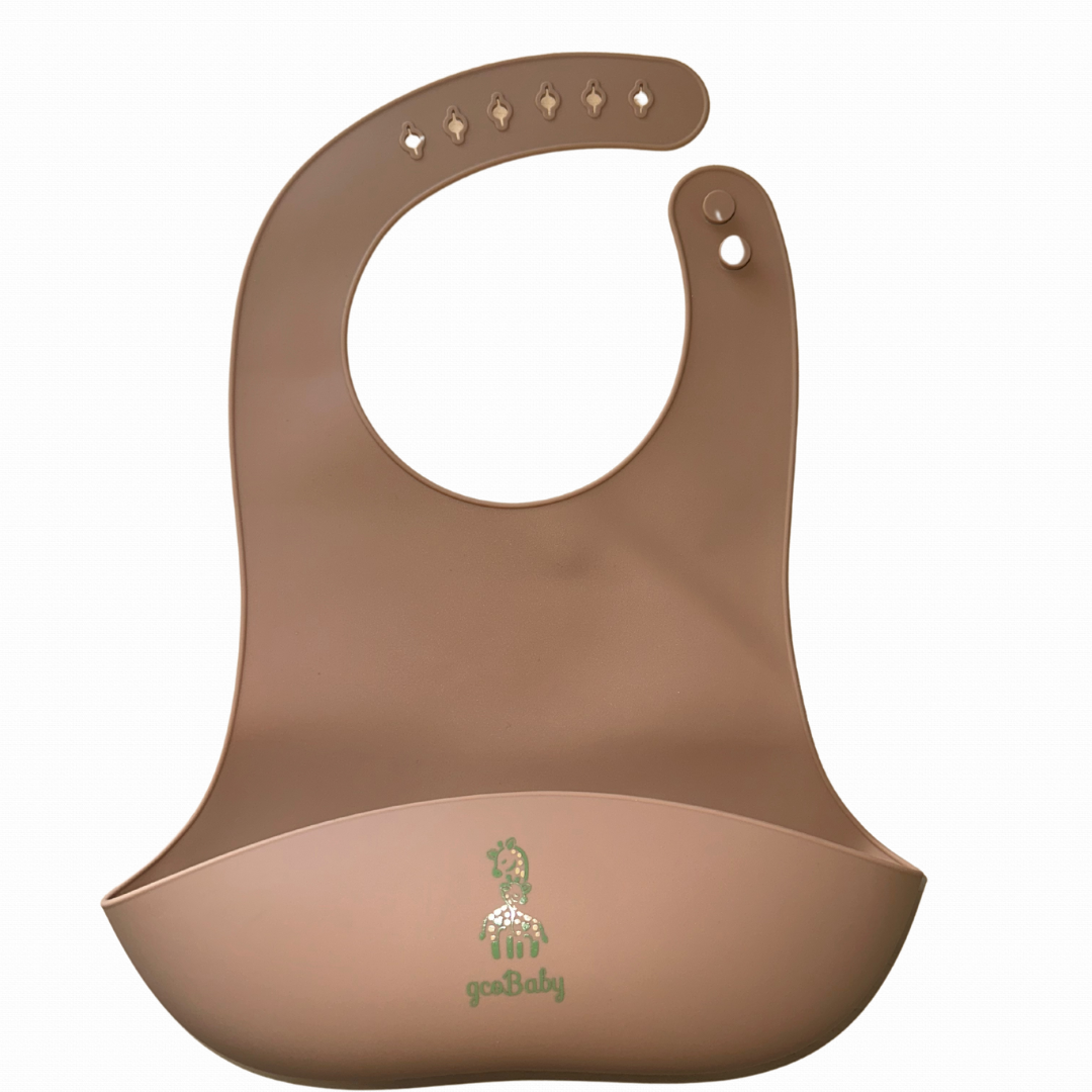 Silicone Bib (Caramel)