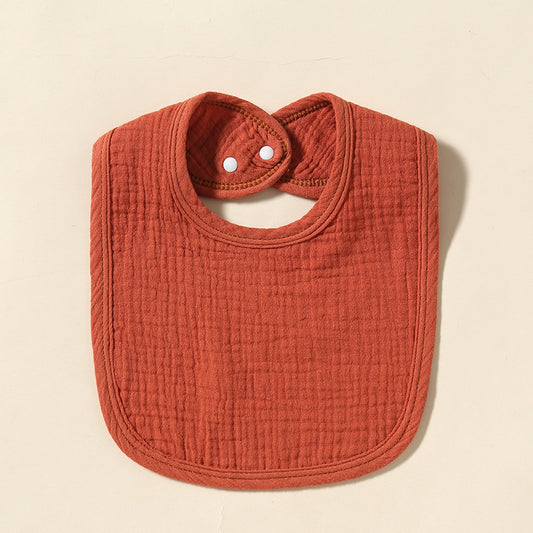 Muslin Baby Bib (Burnt Orange)