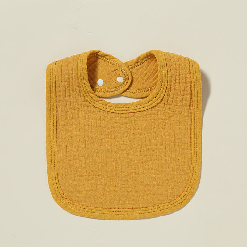 Muslin Baby Bib (Mustard)